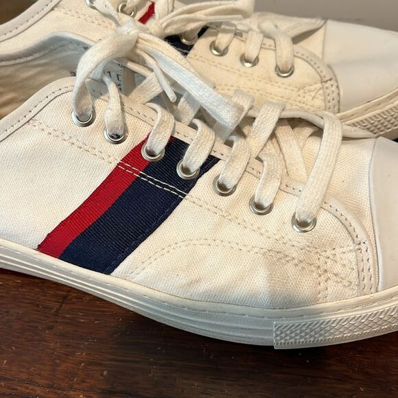 Polo by Ralph Lauren Shield Canvas Tennis Sneaker Casual Mens 4th of July shoes - Picture 4 of 10
